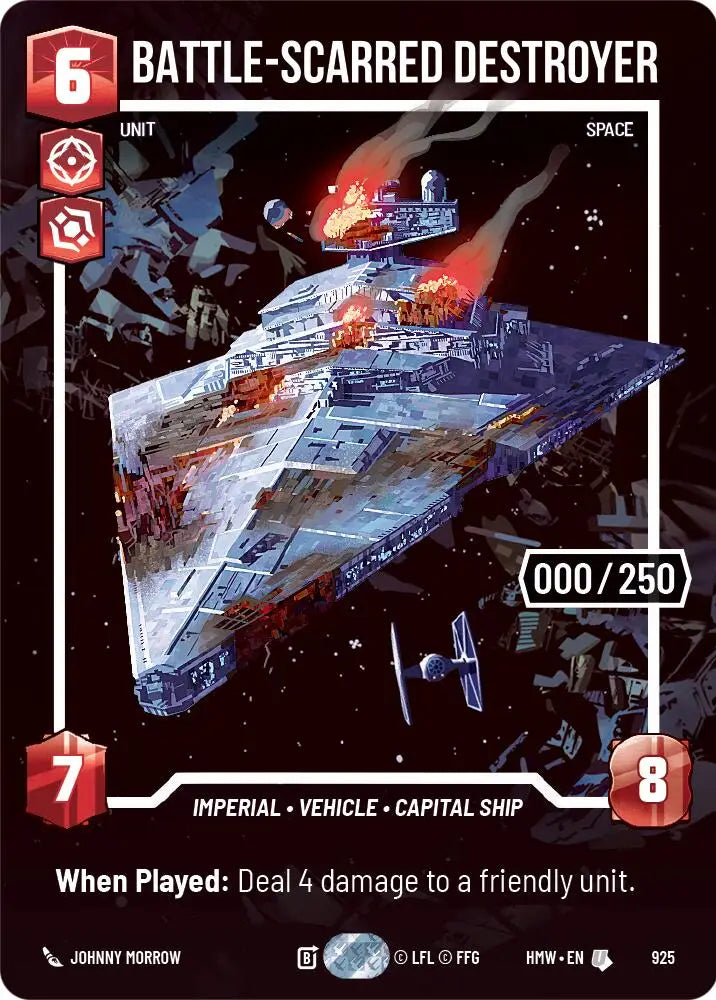 Battle-Scarred Destroyer (Serialized) (925) [Homeworlds]