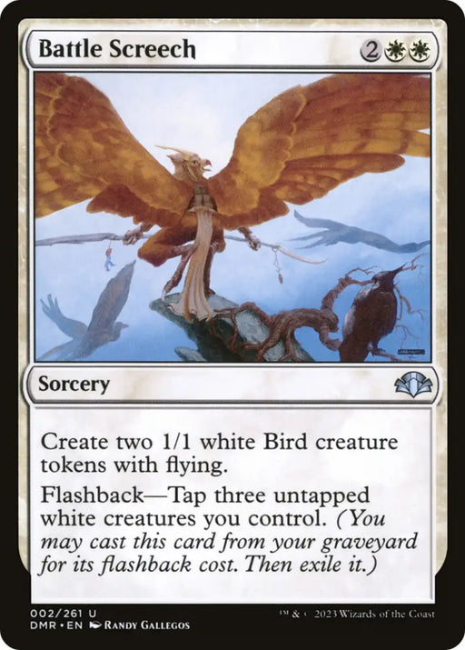 Battle Screech [Dominaria Remastered] - MTG Single