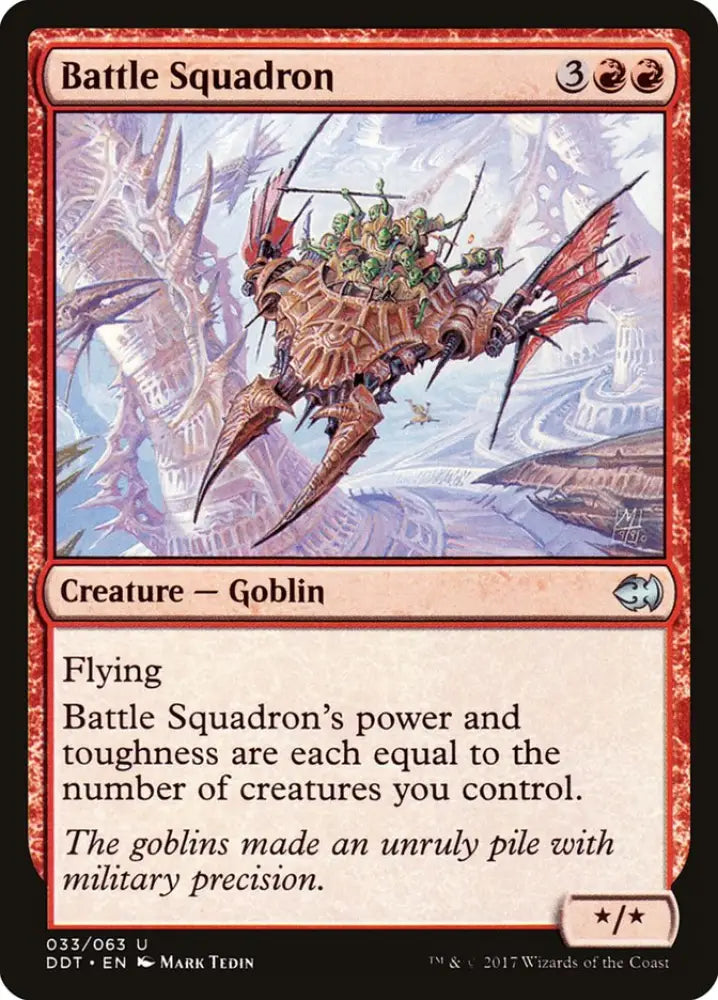 Battle Squadron [Duel Decks: Merfolk vs. Goblins] - MTG Single
