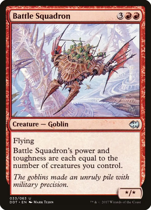 Battle Squadron [Duel Decks: Merfolk vs. Goblins] - MTG Single