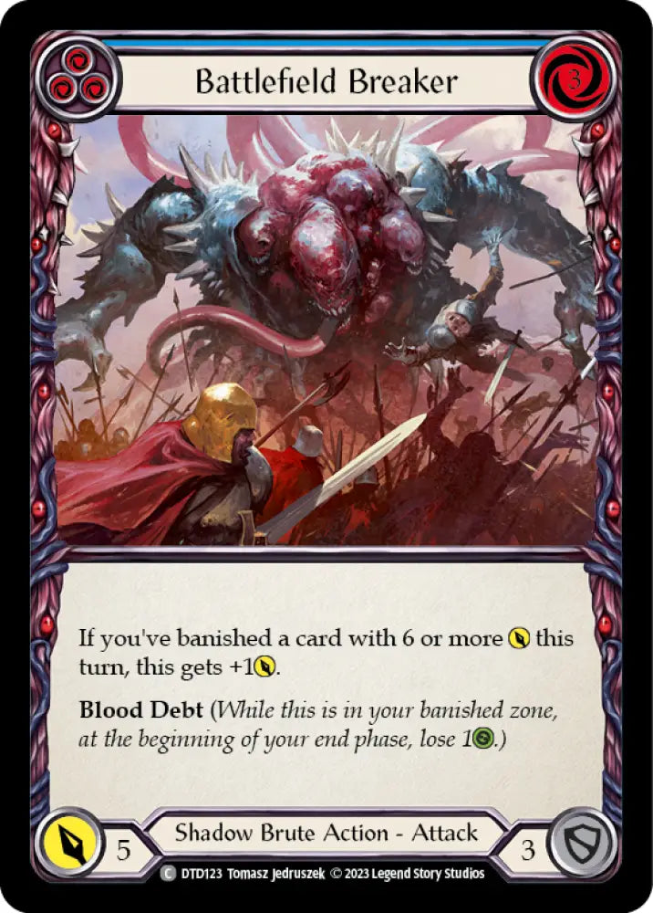 Battlefield Breaker (Blue) [Dusk Till Dawn] - Flesh And Blood Single