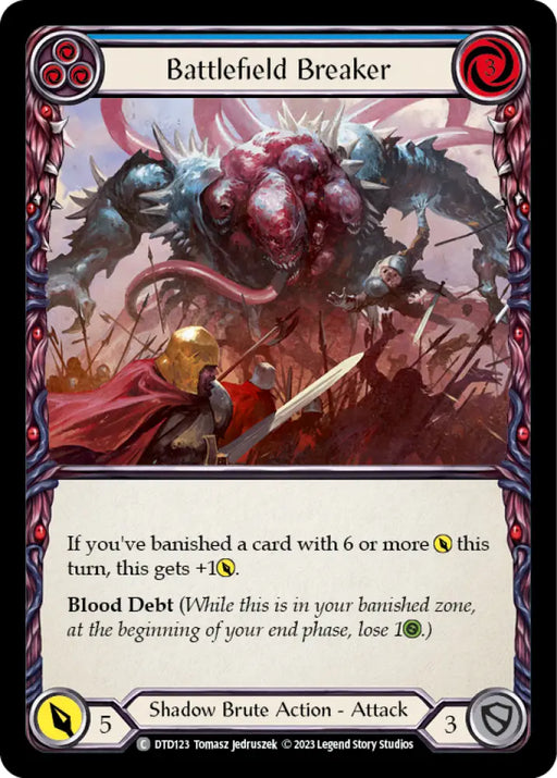 Battlefield Breaker (Blue) [Dusk Till Dawn] - Flesh And Blood Single