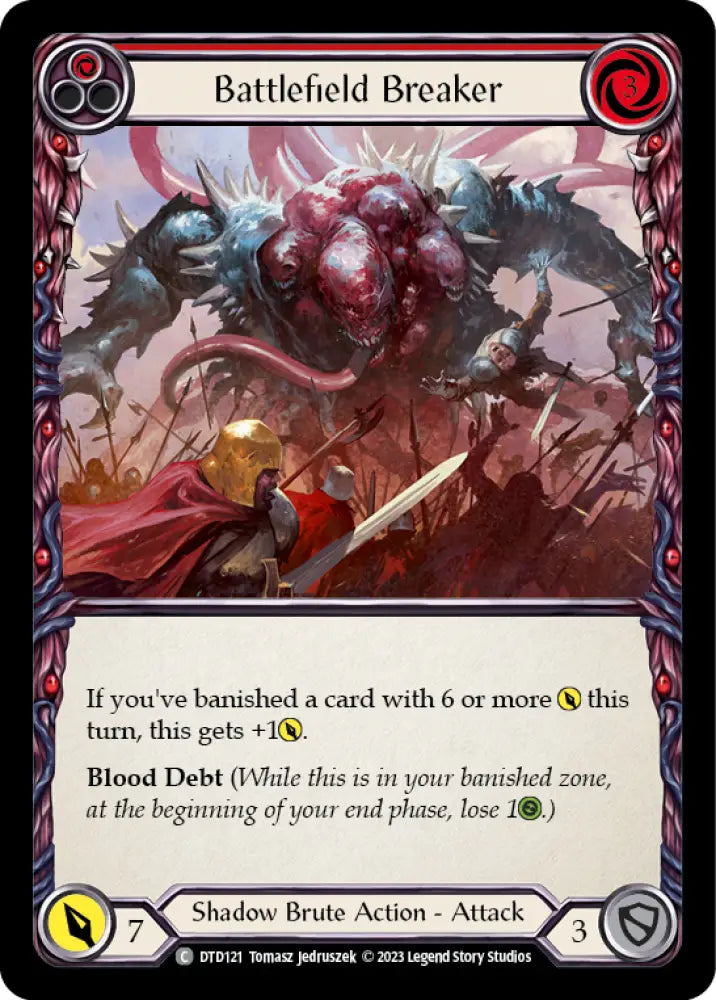 Battlefield Breaker (Red) [Dusk Till Dawn] - Flesh And Blood Single