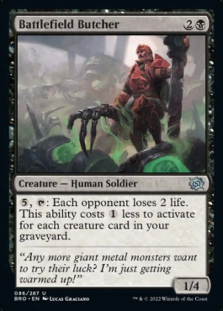 Battlefield Butcher [The Brothers’ War] - MTG Single