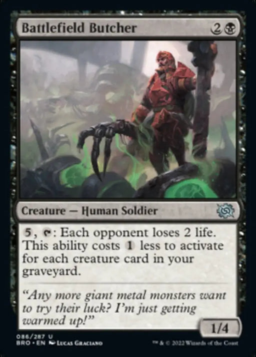 Battlefield Butcher [The Brothers’ War] - MTG Single