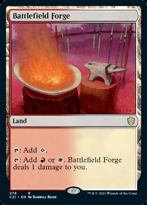 Battlefield Forge [Commander 2021] - MTG Single