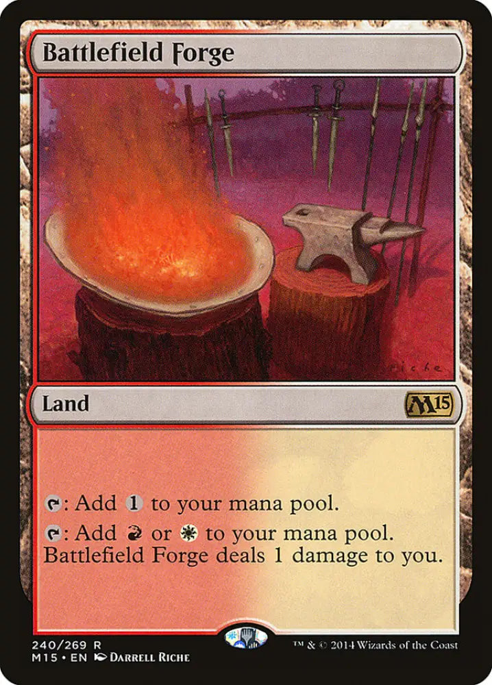 Battlefield Forge [Magic 2015] - MTG Single