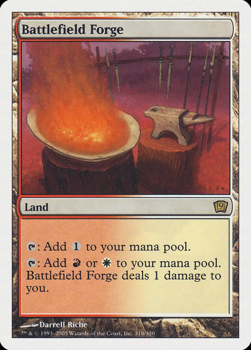 Battlefield Forge [Ninth Edition] - MTG Single