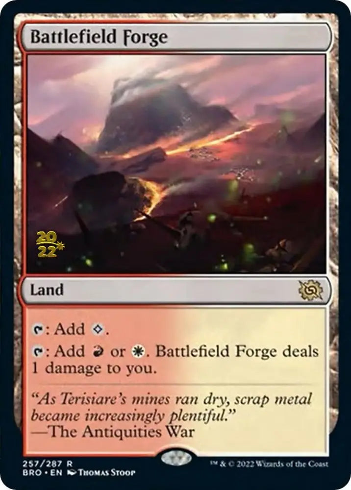 Battlefield Forge [The Brothers’ War Prerelease Promos] - MTG Single