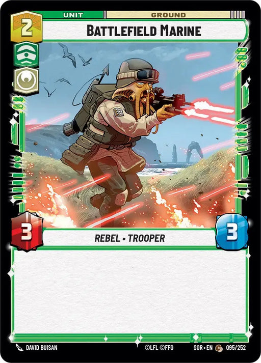 Battlefield Marine (095/252) [Spark of Rebellion] - Star Wars: Unlimited Single