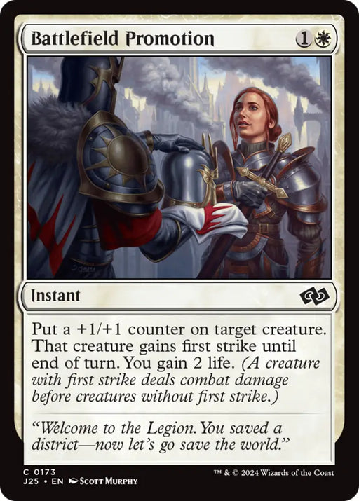Battlefield Promotion [Foundations Jumpstart] - MTG Single