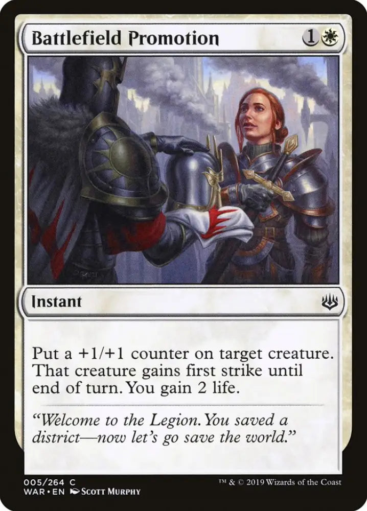 Battlefield Promotion [War of the Spark] - MTG Single