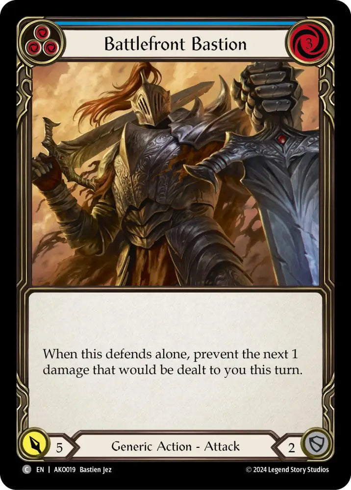 Battlefront Bastion [AKO019] (Armory Deck: Kayo) - Flesh And Blood Single