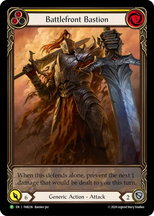 Battlefront Bastion [FAB236] (Promo) Rainbow Foil - Flesh And Blood Single