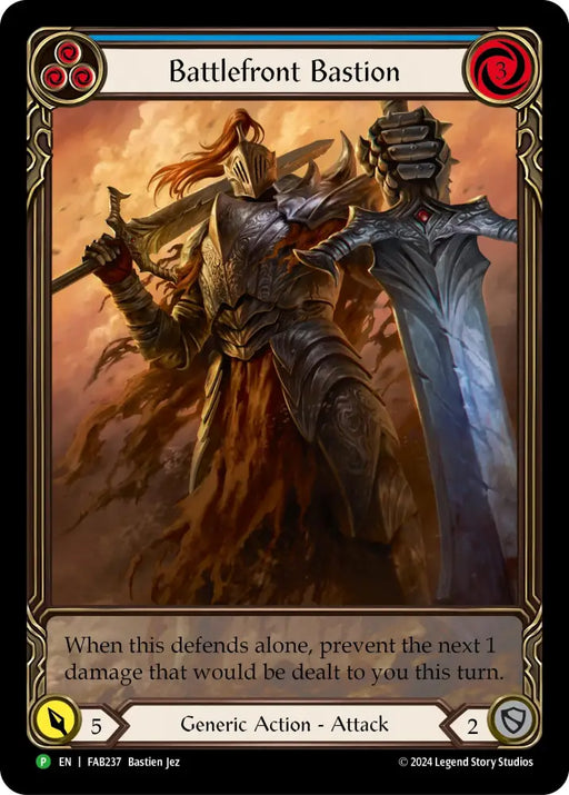 Battlefront Bastion [FAB237] (Promo) Rainbow Foil - Flesh And Blood Single