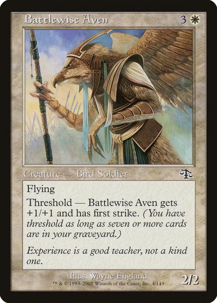 Battlewise Aven [Judgment] - MTG Single
