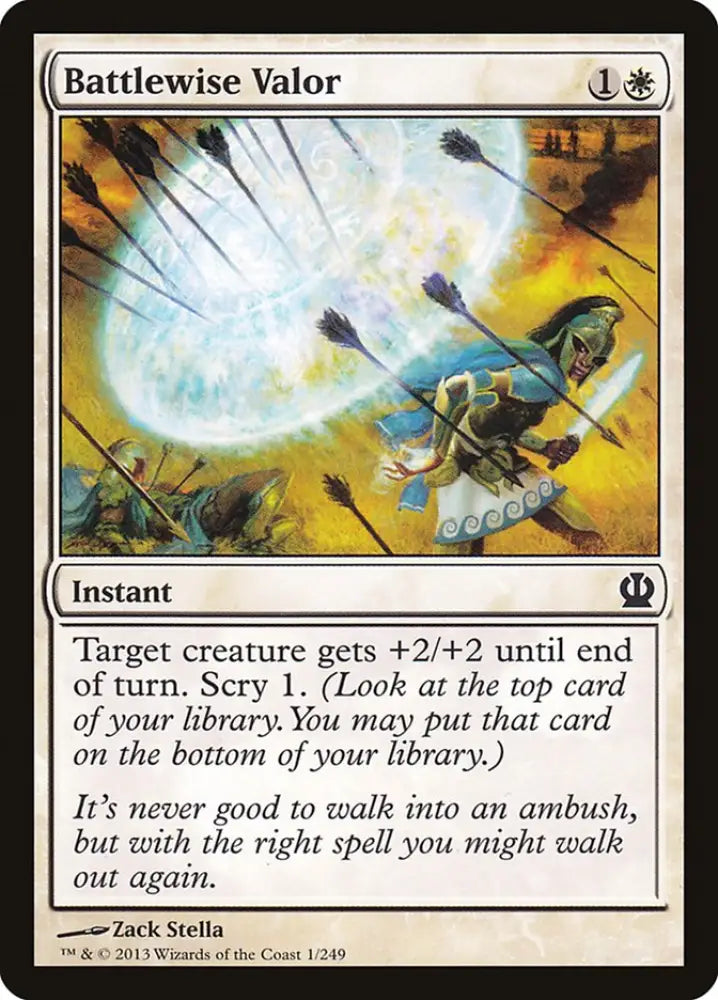 Battlewise Valor [Theros] - MTG Single