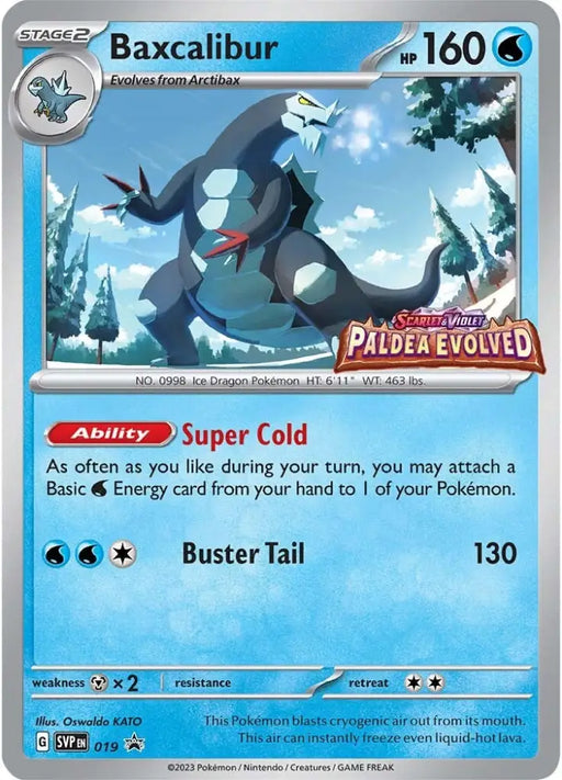 Baxcalibur (019) [Scarlet & Violet: Black Star Promos] - Pokemon Single