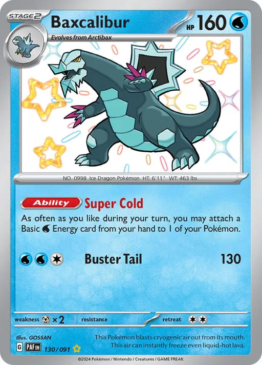 Baxcalibur (130/091) [Scarlet & Violet: Paldean Fates] - Pokemon Single