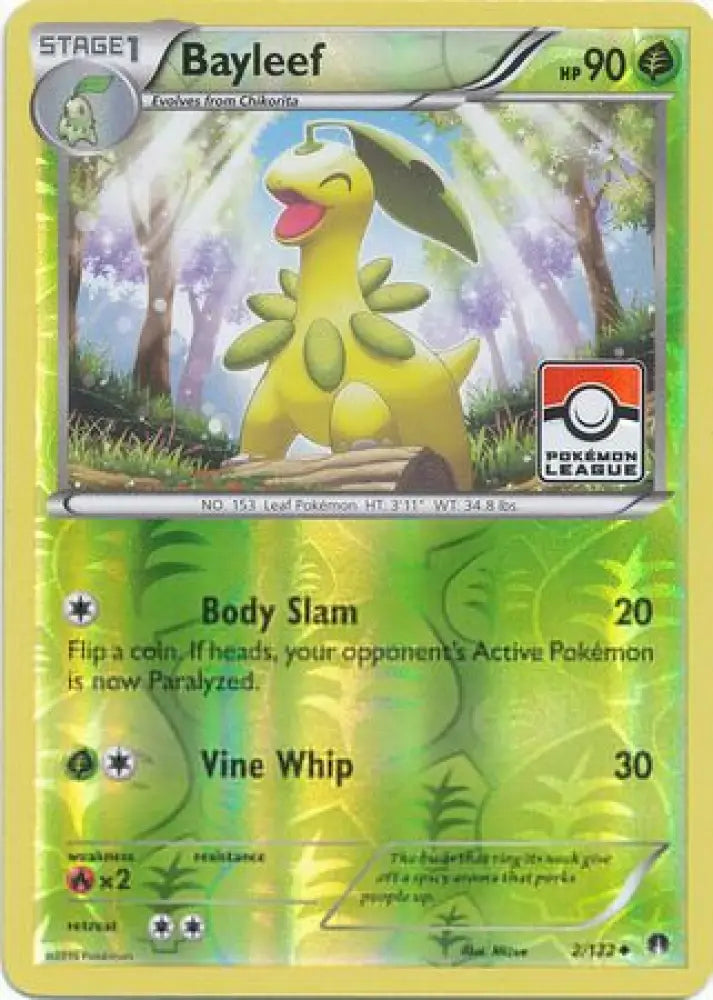 Bayleef (2/122) (League Promo) [XY: BREAKpoint] - Pokemon Single