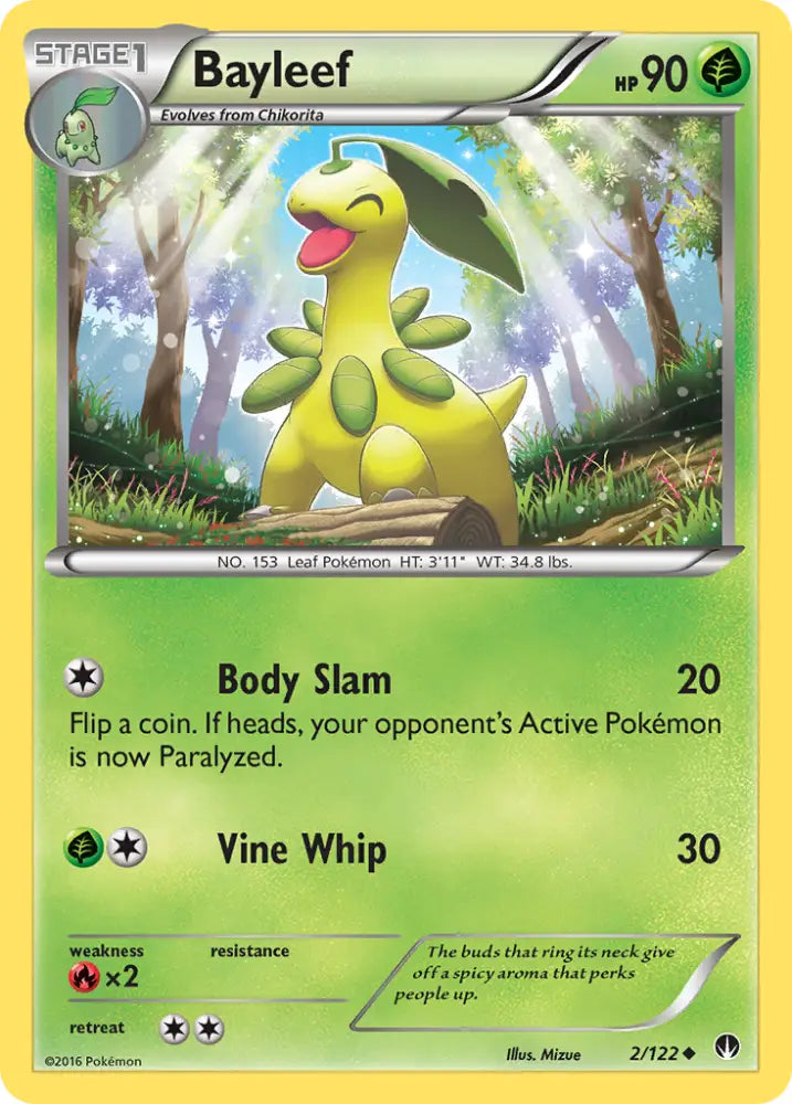 Bayleef (2/122) [XY: BREAKpoint] - Pokemon Single