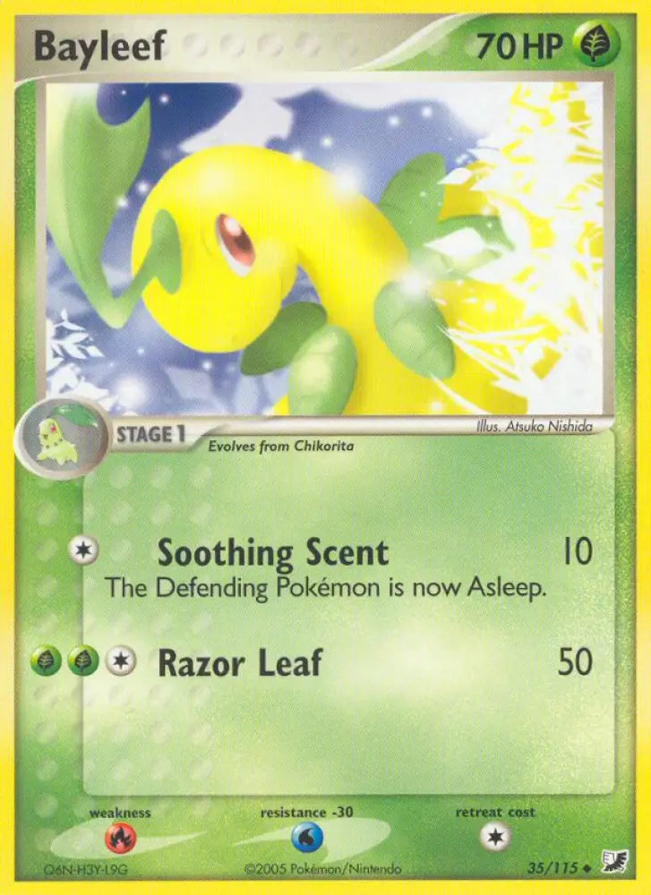 Bayleef (35/115) [EX: Unseen Forces] - Pokemon Single