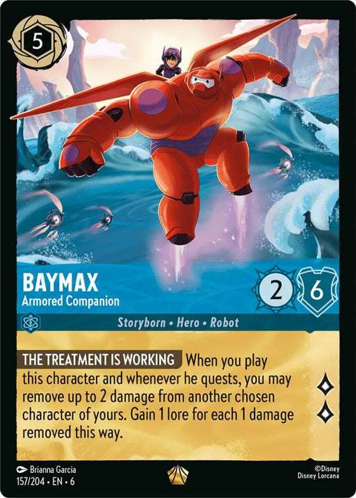Baymax - Armored Companion (157/204) [Azurite Sea] - Lorcana Single