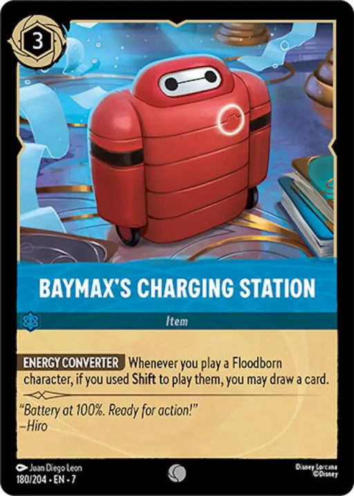 Baymax’s Charging Station (180/204) [Archazia’s Island] - Lorcana Single