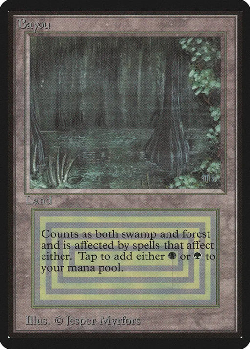 Bayou [Beta Edition] - MTG Single