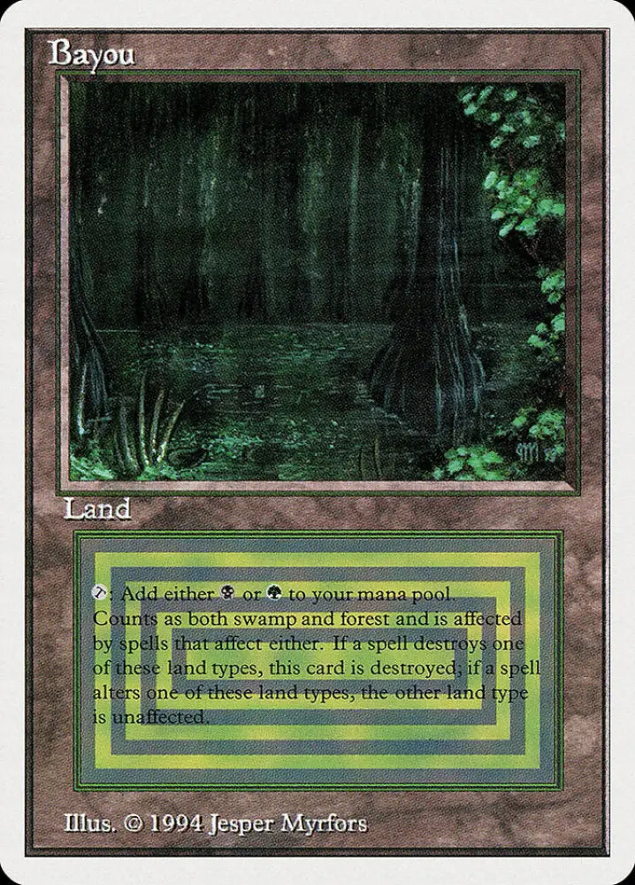 Bayou [Summer Magic / Edgar] - MTG Single