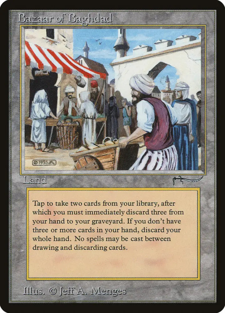Bazaar of Baghdad [Arabian Nights] - MTG Single