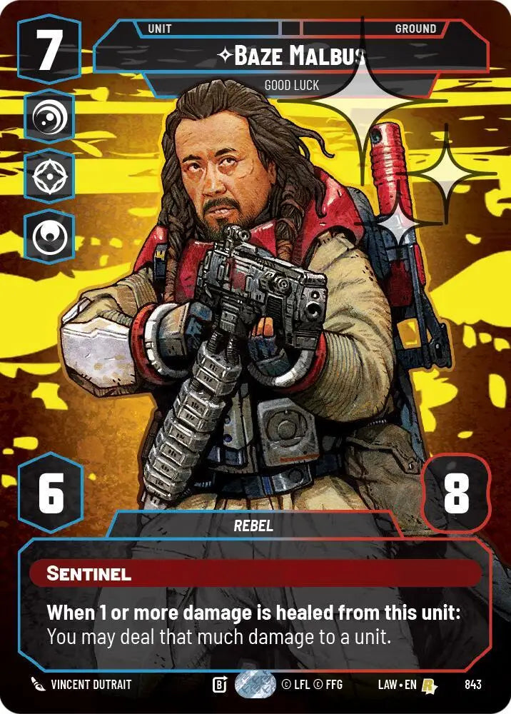 Baze Malbus - Good Luck (Prestige Foil) (843) [A Lawless Time]