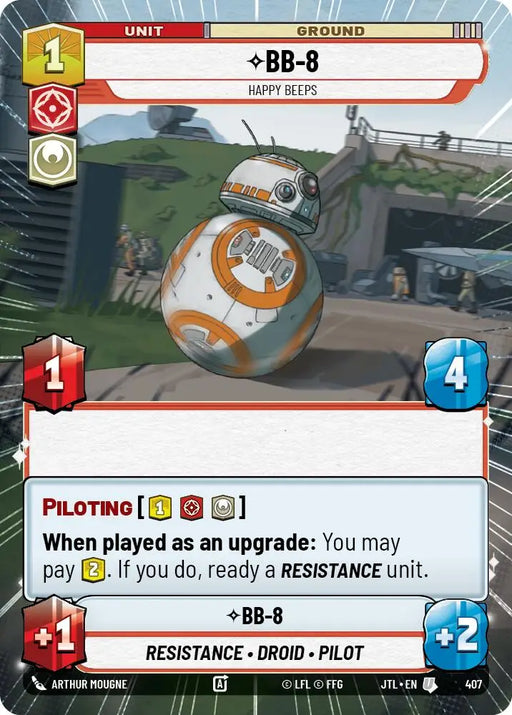 BB-8 - Happy Beeps (Hyperspace) (407) [Jump to Lightspeed] - Star Wars: Unlimited Single