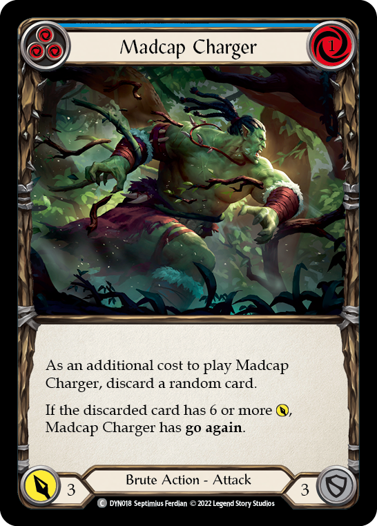 Madcap Charger (Blue) [Dynasty]