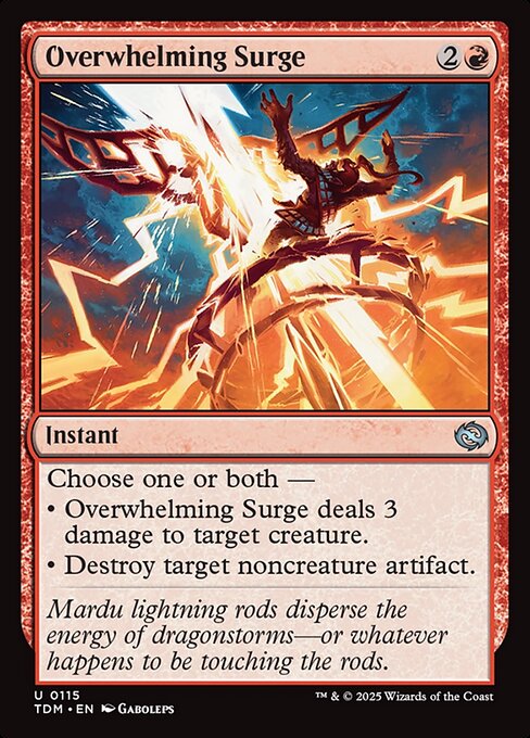 Overwhelming Surge (115) [Tarkir: Dragonstorm]