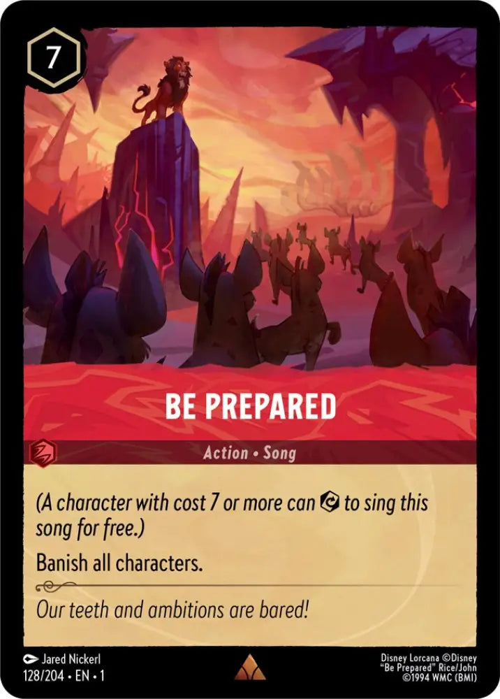 Be Prepared (128/204) [The First Chapter] - Lorcana Single