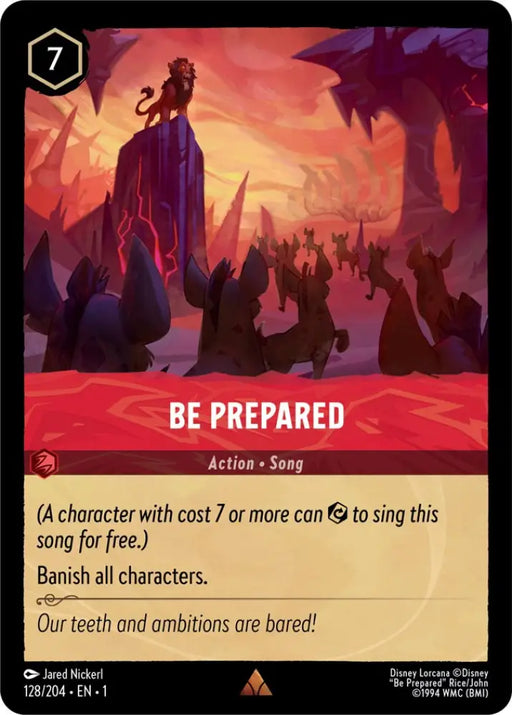 Be Prepared (128/204) [The First Chapter] - Lorcana Single