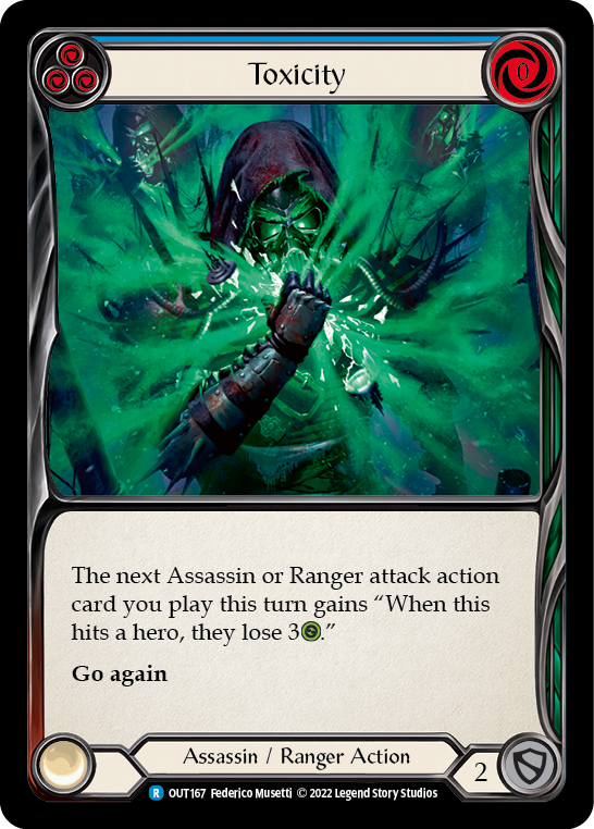 Toxicity (Blue) [Outsiders] Rainbow Foil
