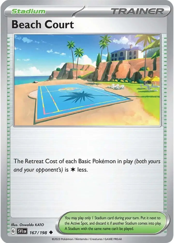 Beach Court (167/198) [Scarlet & Violet: Base Set] - Pokemon Single