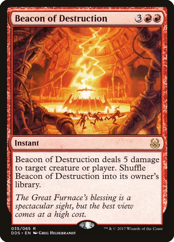 Beacon of Destruction [Duel Decks: Mind vs. Might] - MTG Single