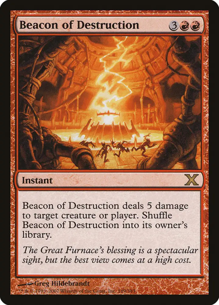 Beacon of Destruction [Tenth Edition] - MTG Single
