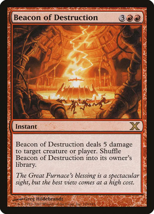 Beacon of Destruction [Tenth Edition] - MTG Single