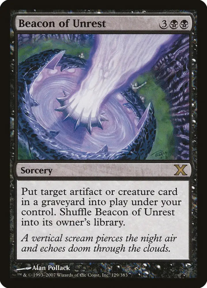 Beacon of Unrest [Tenth Edition] - MTG Single