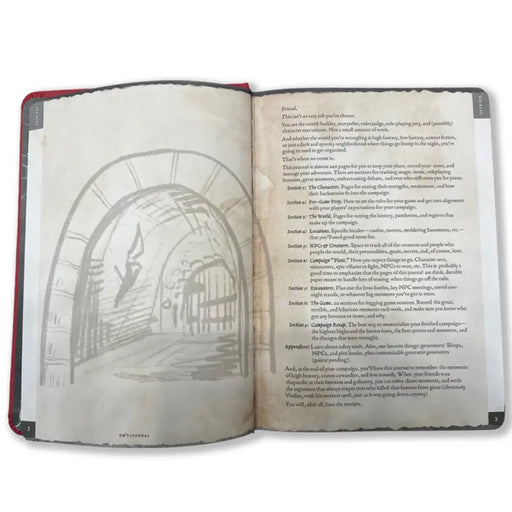 Beadle & Grimm’s Gamemaster’s Journal Orange Portal Cover - Role Playing Game