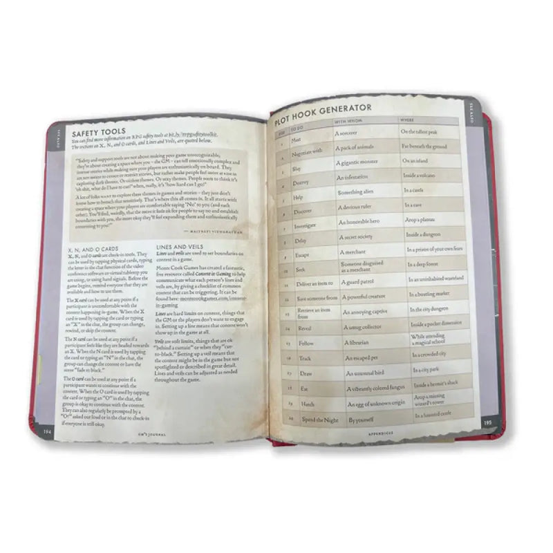 Beadle & Grimm’s Gamemaster’s Journal Orange Portal Cover - Role Playing Game