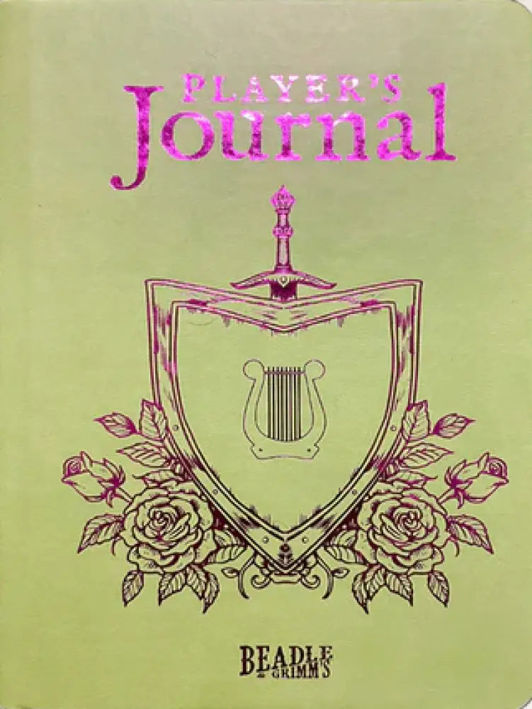 Beadle & Grimm’s Player’s Journal Sage Green Shield Cover - Role Playing Game