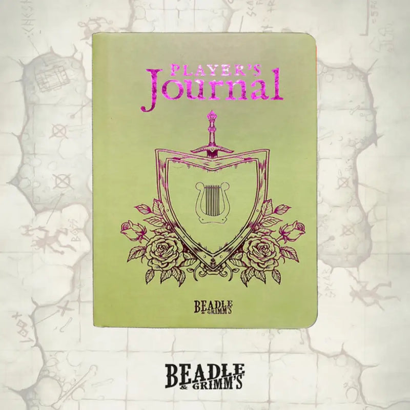 Beadle & Grimm’s Player’s Journal Sage Green Shield Cover - Role Playing Game