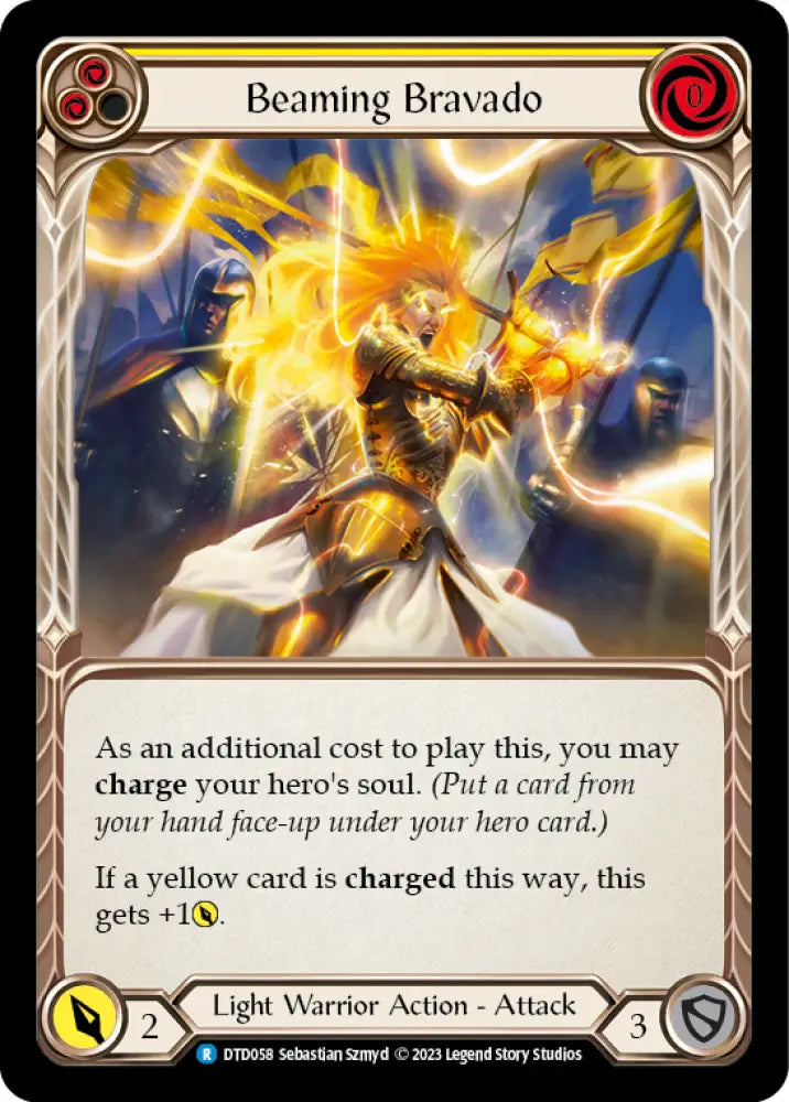 Beaming Bravado (Yellow) [Dusk Till Dawn] - Flesh And Blood Single