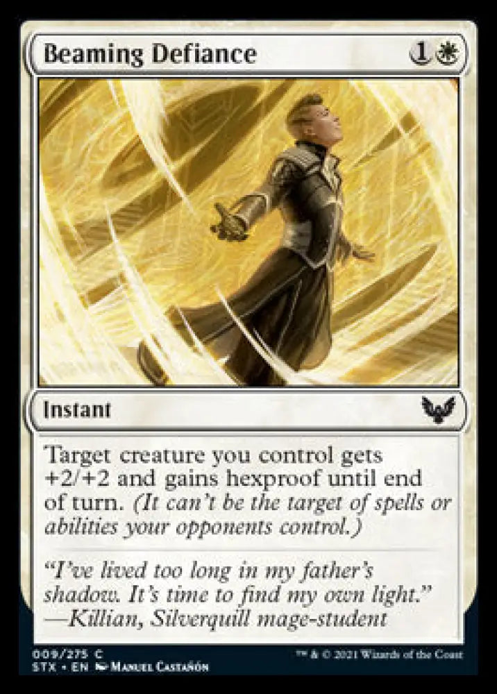 Beaming Defiance [Strixhaven: School of Mages] - MTG Single