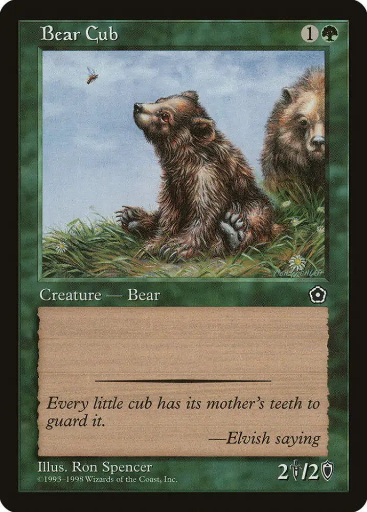 Bear Cub [Portal Second Age] - MTG Single